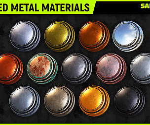 Stylized Metal Smart Materials