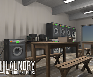 Laundry - interior and props