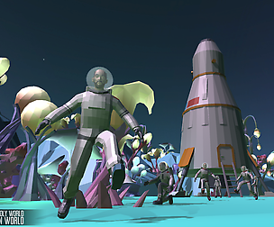 LOW POLY WORLD - ALIEN WORLD