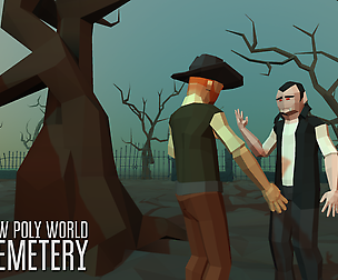 LOW POLY WORLD - CEMETERY