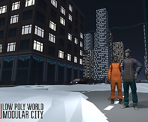 LOW POLY WORLD - MODULAR CITY