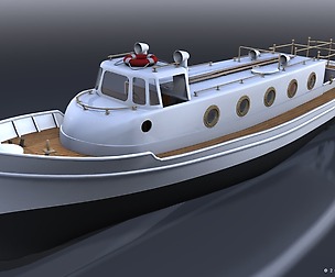 Motorboat WW2 Italian Navy