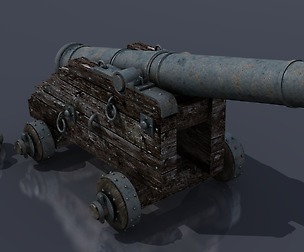 XVIII Century naval cannon