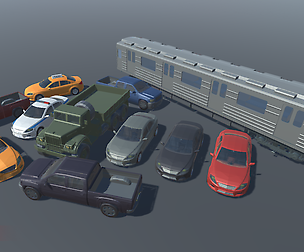 LOW POLY WORLD - STYLIZED CARS