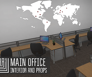 Main office - interior and props