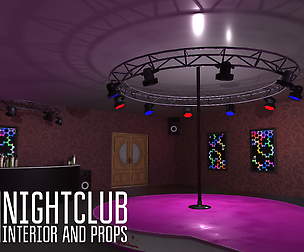 Nightclub - interior and props