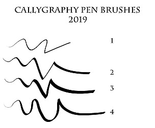 Calligraphy Pen Brushes 2019