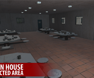 Prison house - restricted area