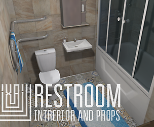 Restroom - intrerior and props
