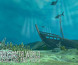 Underwater world - characters and props