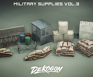 Military Supply Props VOL. 3 (UE4)