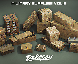 Military Supply Props VOL.6 (UE4)