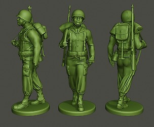 American soldier ww2 walking A5