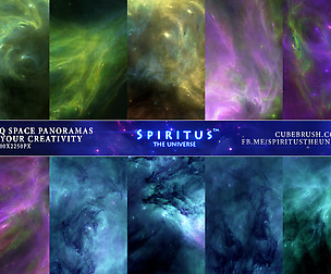 10 HQ SPACE PANORAMAS - PACK 77