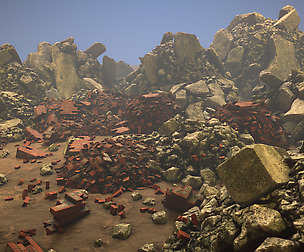 Stone debris