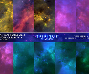 10 HQ SPACE PANORAMAS - PACK 78