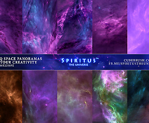 10 HQ SPACE PANORAMAS - PACK 80