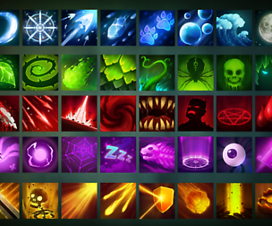 Medieval Fantasy Skill and Magic Icons