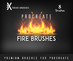 Procreate Fire Brushes