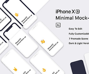 iPhone Xr Minimal Mock-up