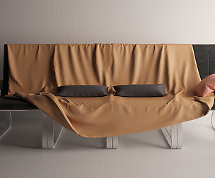 Contemporary Sofa and Armchair