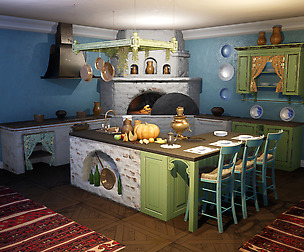 RUSSIAN KITCHEN UE4