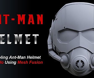 Modeling Ant-Man Helmet In Modo Using Fusion