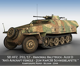 SD.KFZ 251/17 - Ausf.D - Anti-Aircraft-Vehicle