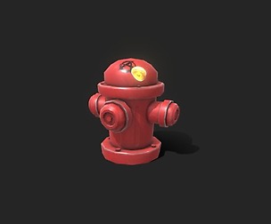 Props . Stylized Hydrant
