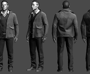 Realistic Clothing Workflow for AAA Game