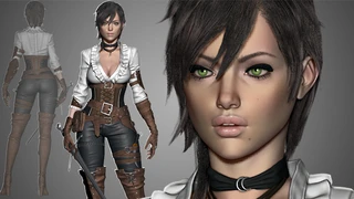 Female Character Creation in Zbrush cover
