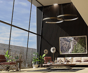 Modern Living Room (.fbx - .obj - .blend)