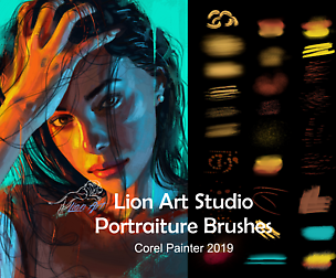 Lion Art Portraiture Brushes Corel Painter 2019