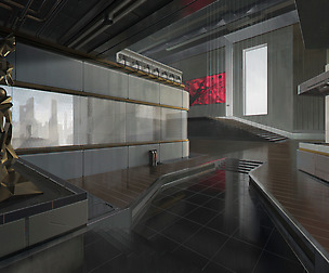 sci-fi interior