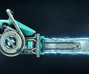 Electric Saw - Hard Surface Texturing