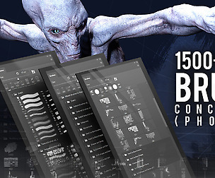 1500+ Kitbash Brushes for Concept Art