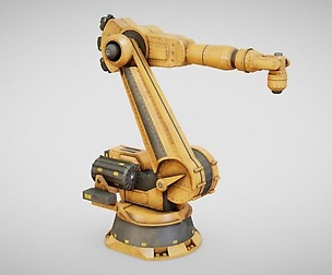 Industrial Robot Arm - Generic 01 (Dirty)