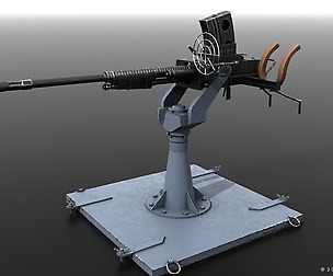 Type 96 - 25mm AT-AA Japanese single gun