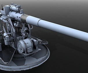 QF 120mm Mk VIII naval gun