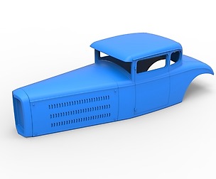 Shell model for Hot rod Scale 1 to 24