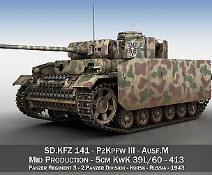 PzKpfw III - Panzer 3 - Ausf.M - 413