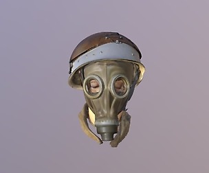 Fireman Vintage Uniform 3D Scan Of Head