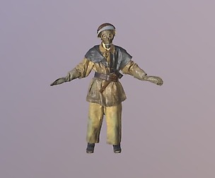Fireman Vintage Uniform 3D Scan Of Body