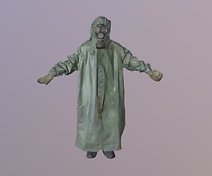 Nuclear Protective Cloth 3D Scan of Body