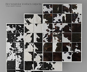 Carpet Pack 6 _ Rectangular Leather Carpets