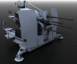 German 20mm Flak 38 Vierling