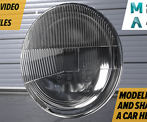 TUTORIAL Modeling and Shading A Car Headlight