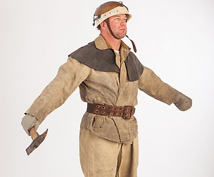 Fireman Vintage Uniform - Photo Pack