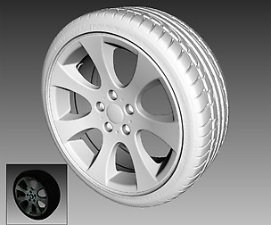 Car Wheel - 3D Scan