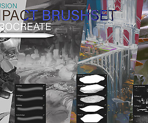 Compact brushset for Procreate v1